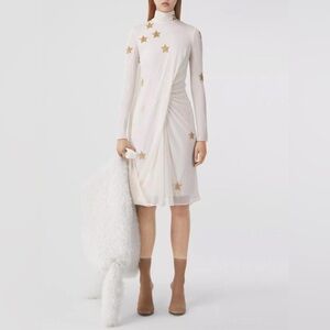 Burberry

Beaded Draped Knee-Length A-Line Minidress